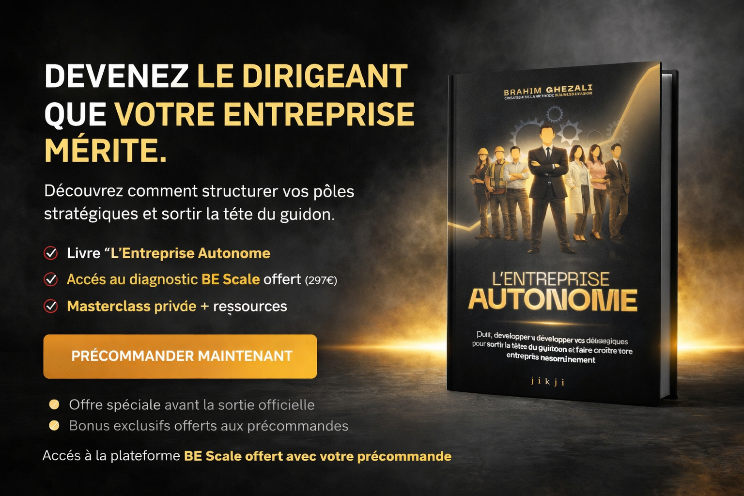 Couverture du livre L'Entreprise Autonome par Brahim Ghezali